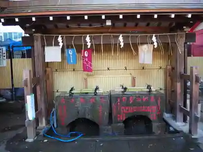 駒込富士神社の手水舎