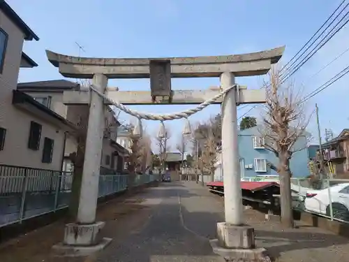 皇武神社の鳥居