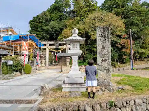 飛鳥坐神社の山門・神門
