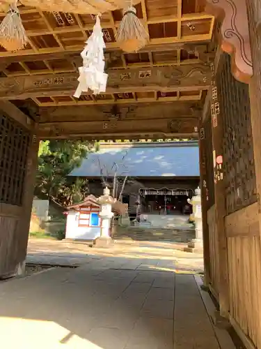 河口浅間神社の山門・神門