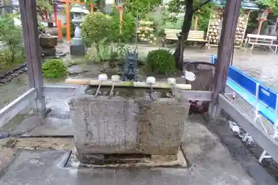 帯解寺の手水舎