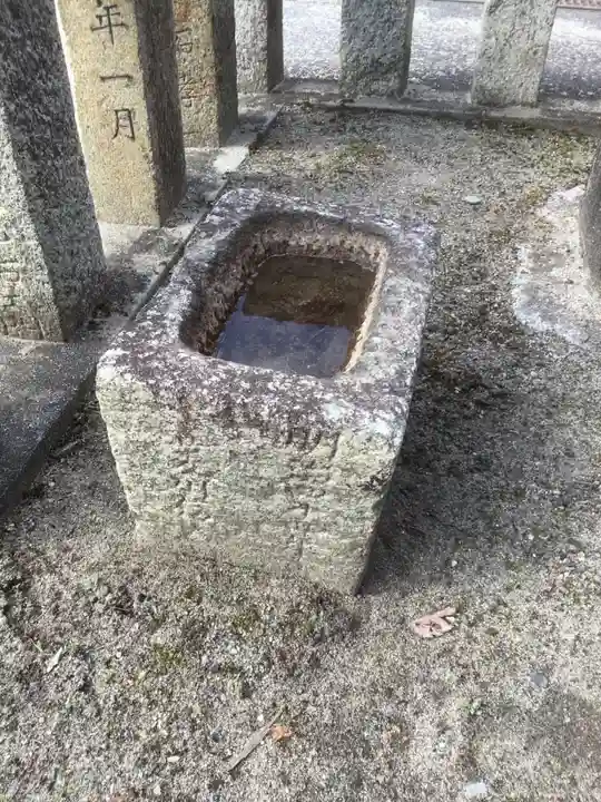 神明社(木曽川町黒田)の手水舎