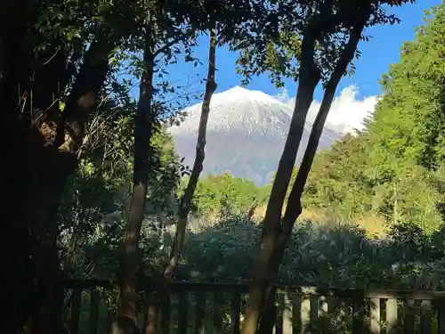 山宮浅間神社の景色