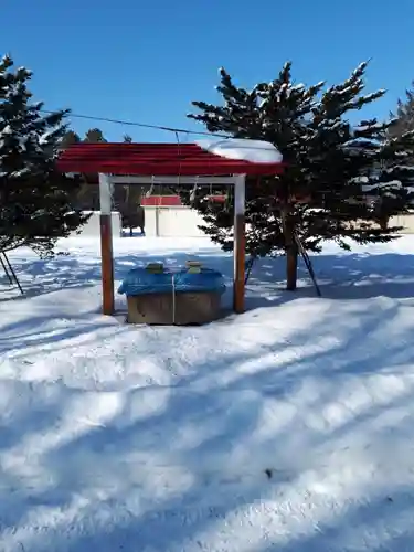 島松神社の手水