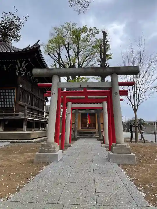 祐天寺の鳥居