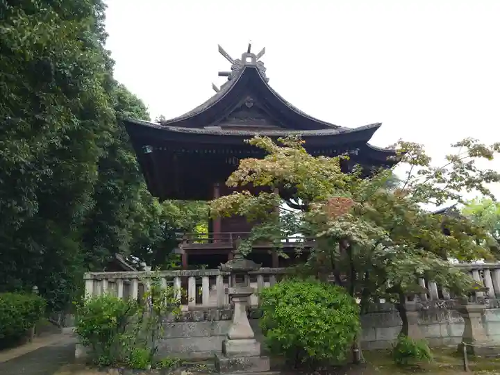 阿智神社の本殿・本堂