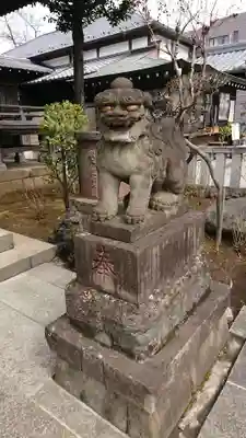 白山神社の狛犬