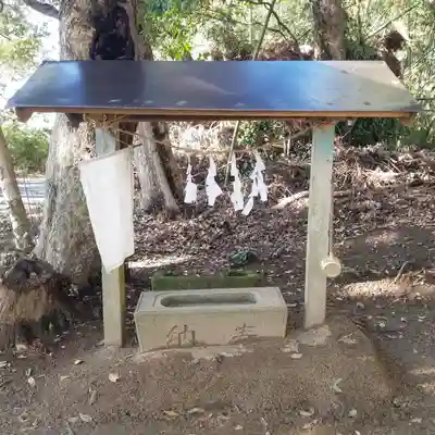 白幡神社の手水舎