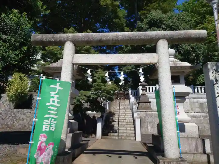 大泉氷川神社の鳥居