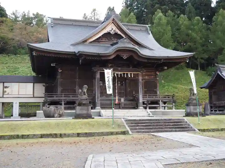 諏訪神社の本殿・本堂