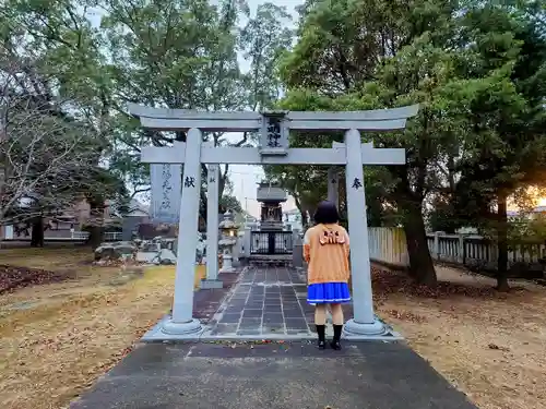 発明神社の鳥居