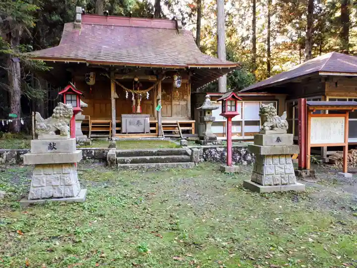 大澤瀧神社の本殿・本堂