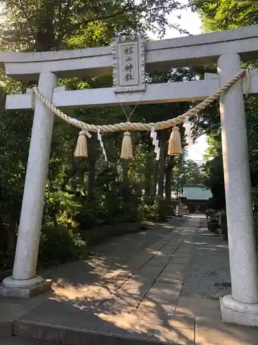 星川杉山神社の鳥居