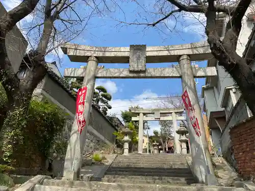 中川八幡神社の鳥居