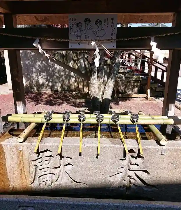 鎮西大社諏訪神社の手水舎