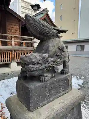 北海道神宮頓宮の狛犬