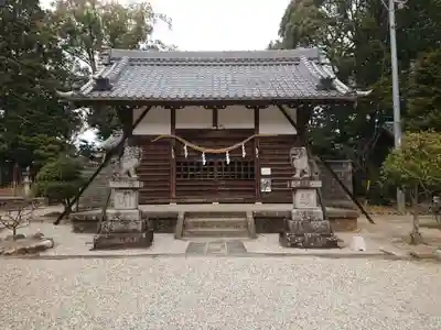 八幡社(中田八幡社)の本殿・本堂