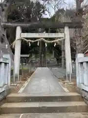 白旗神社の鳥居