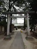 上落合神明神社の鳥居