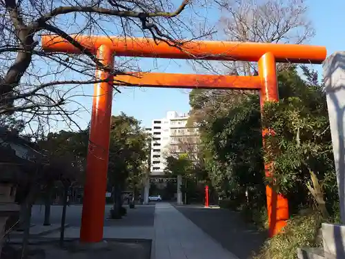 稲毛神社の鳥居