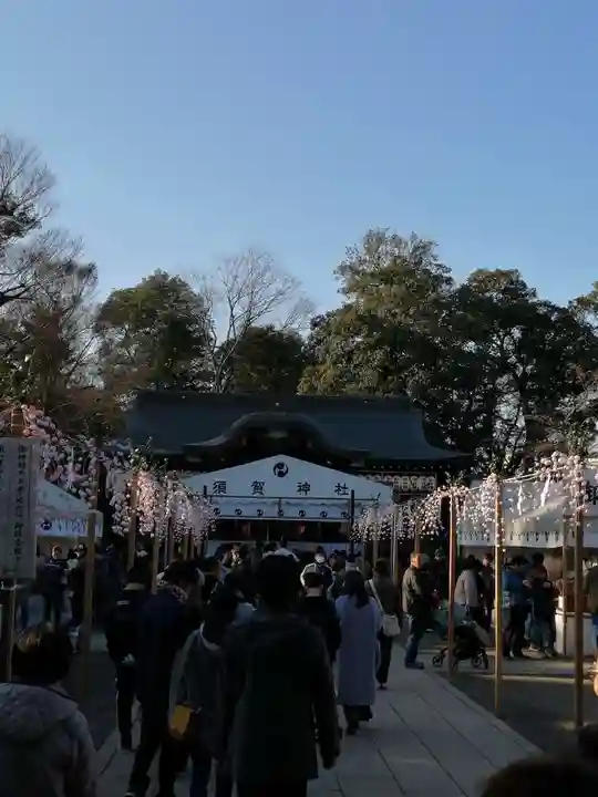 須賀神社の初詣