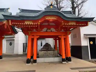 穴八幡宮の手水舎