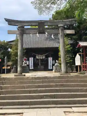 栗橋八坂神社の鳥居