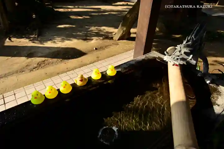 柏諏訪神社の手水舎