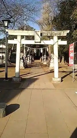 譽田八幡神社の鳥居