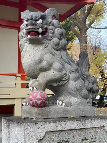 戸部杉山神社の狛犬