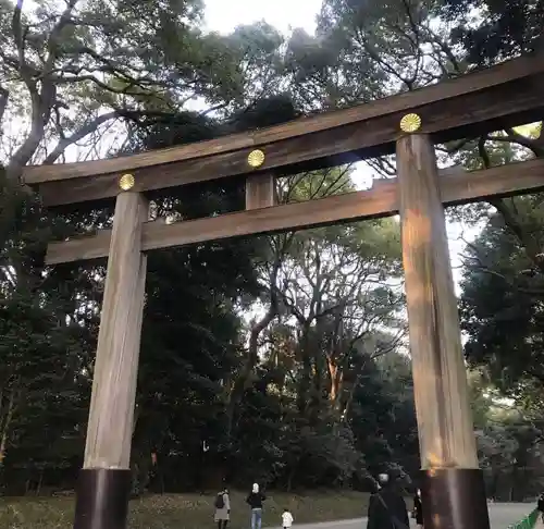 明治神宮の鳥居