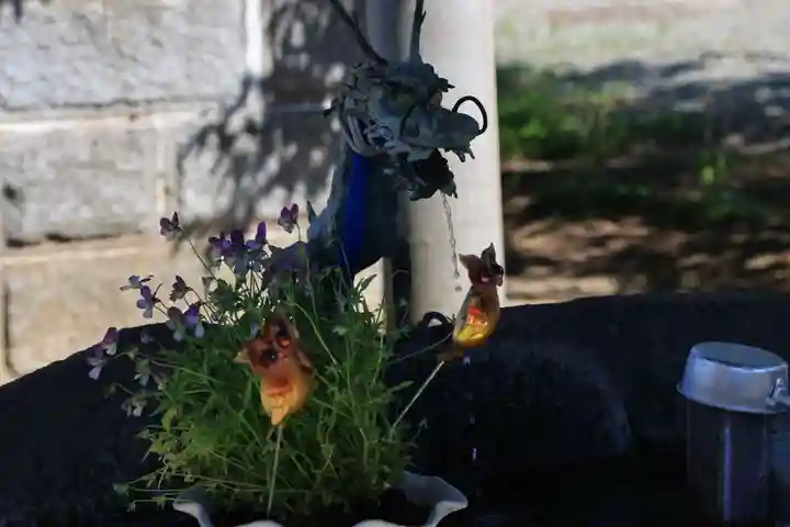 多田野本神社の手水舎