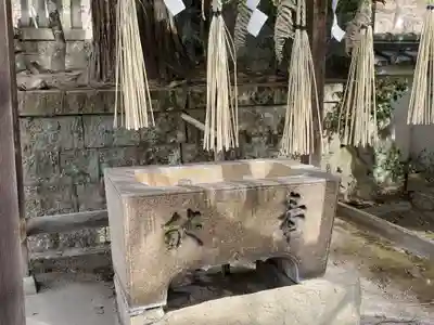三坂神社の手水舎