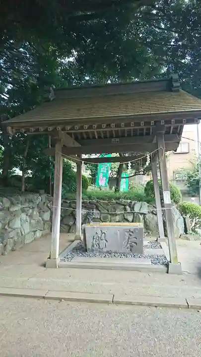 金ヶ作熊野神社の手水舎