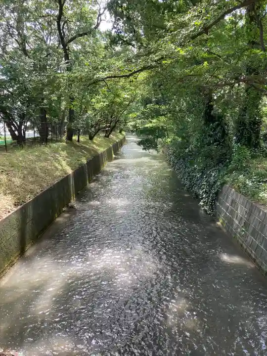 阿豆佐味天神社 立川水天宮の周辺
