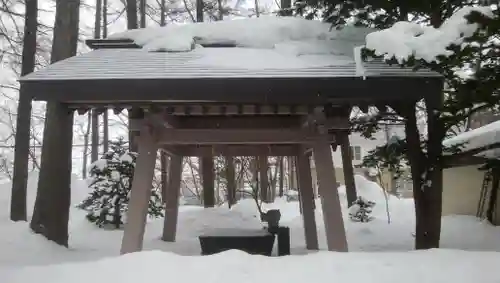 大谷地神社の手水