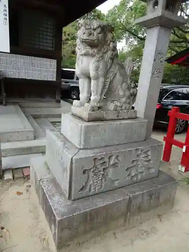 鳥飼八幡宮の狛犬