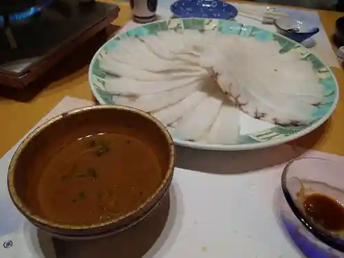 北門神社の食事