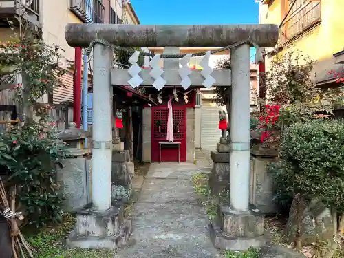 福田稲荷神社の鳥居