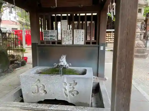 髙牟神社の手水舎