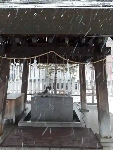 北海道神宮頓宮の手水舎