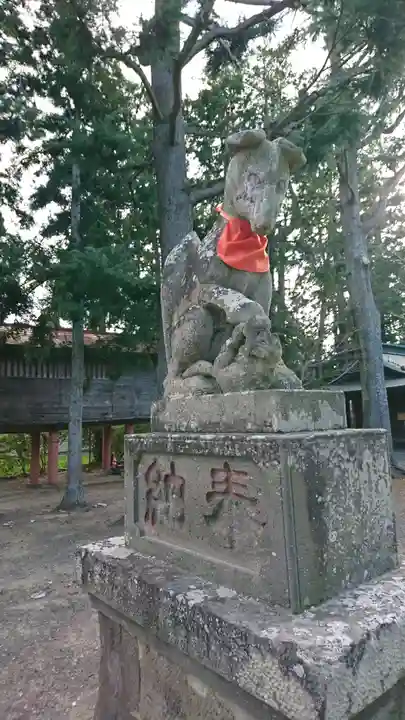 竹駒神社の狛犬