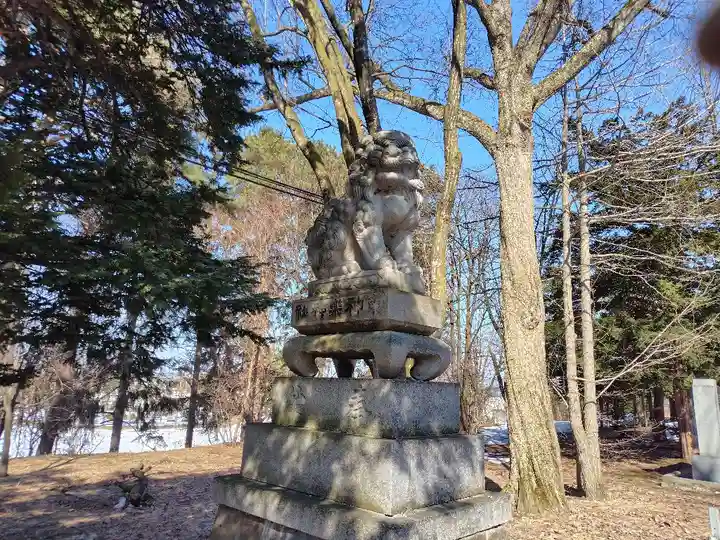 東神楽神社の狛犬