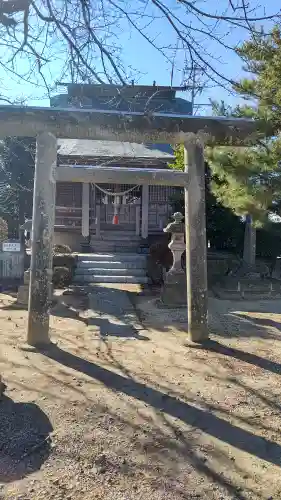 中野稲荷神社の鳥居