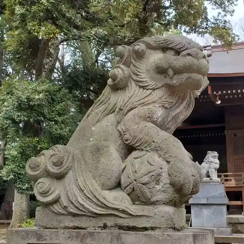 玉川神社の狛犬