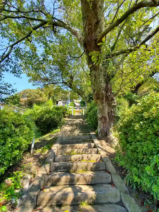 長屋神社の景色