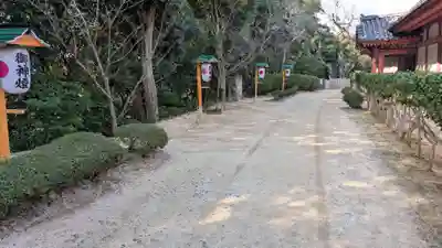 伊佐爾波神社の庭園