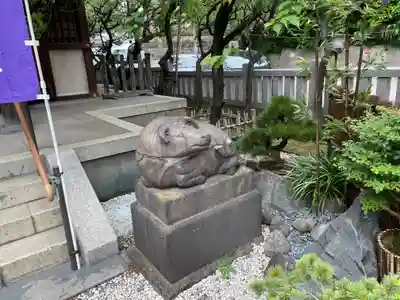 牛天神北野神社の狛犬