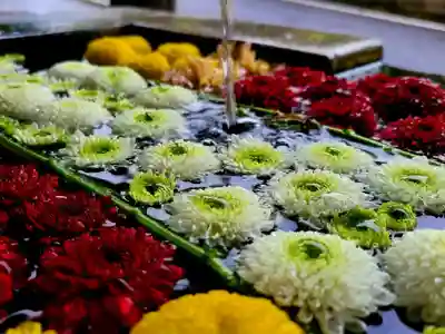  岳温泉神社 の手水舎