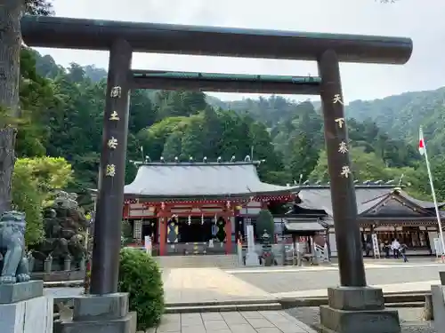 大山阿夫利神社の鳥居